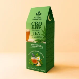 Custom Printed Hemp Tea Bags Boxes