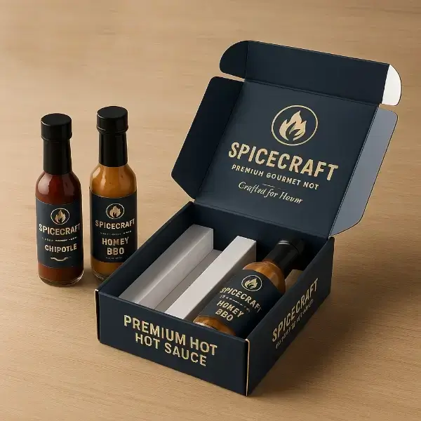 Custom Sauces Packaging Boxes