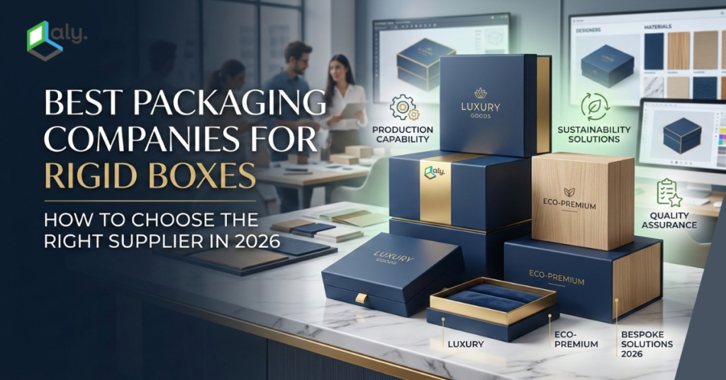 Expert guide on choosing the best packaging companies for custom rigid boxes in 2026 with luxury finish options.